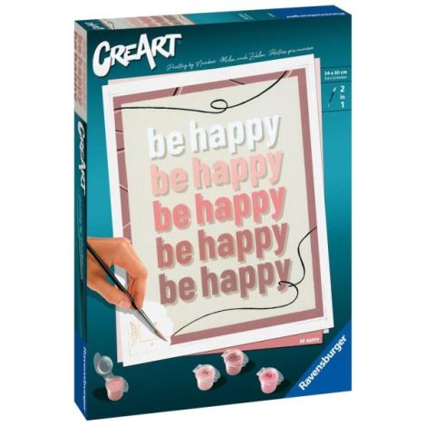 Ravensburger CreArt Pictură Relaxare Be Happy - imagine 2