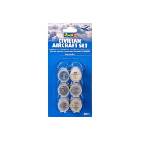 Revell Set Vopsea Acrilica Avioane Civile