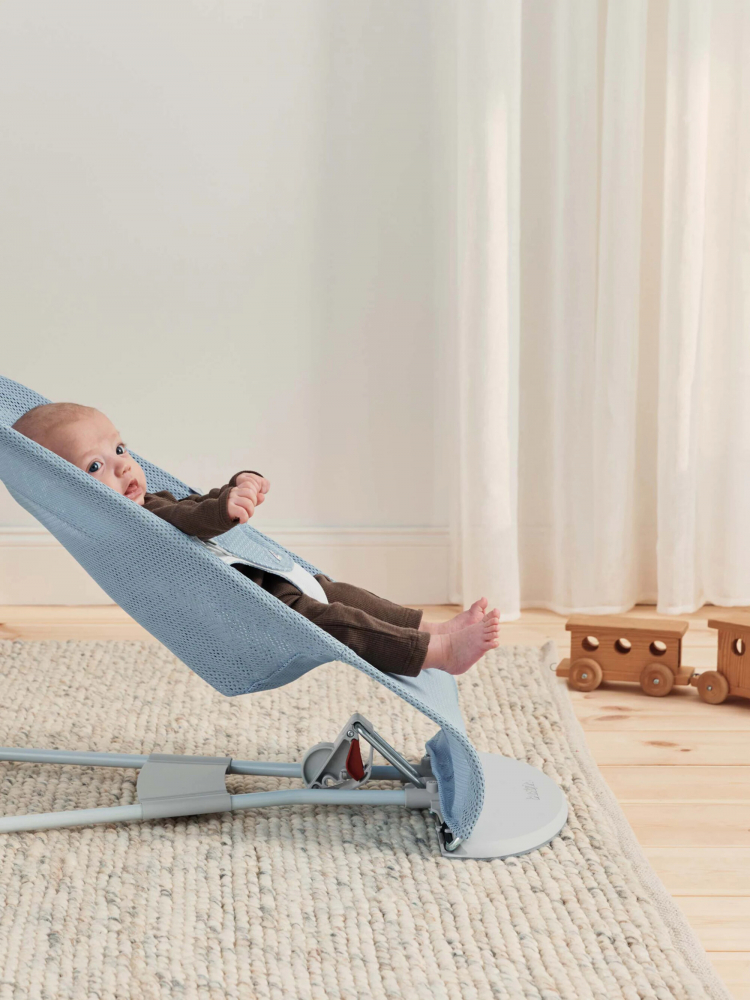 Balansoar Babybjorn Balance Soft, Albastru, Ergonomic - imagine 7