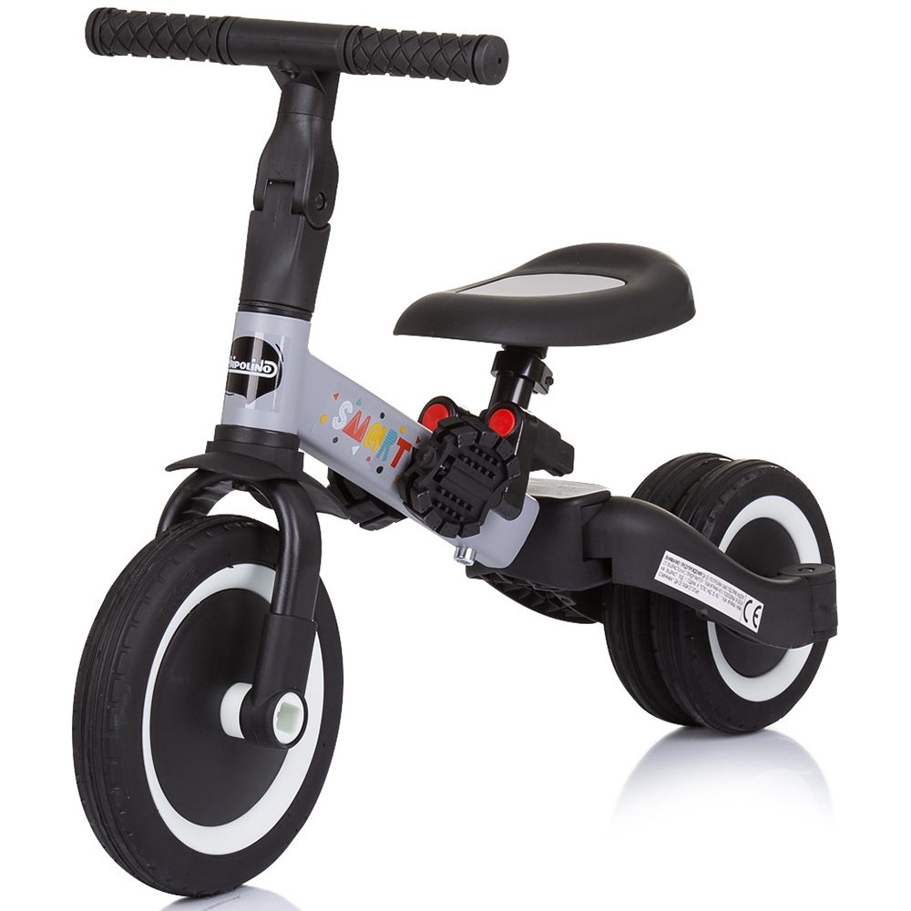 Chipolino Smarty Grey - Tricicleta 2 in 1, 1-25kg - imagine 3