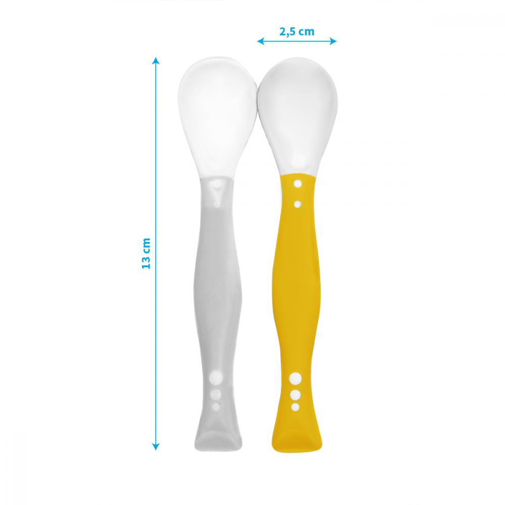 Babyono Set 2 Lingurițe Flexibile Copii - imagine 4