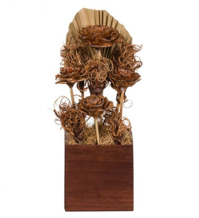 Flori Artificiale cu Frunză Lată | Decor Interior OEM