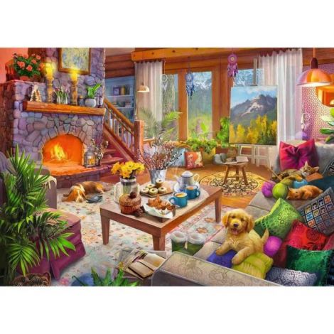 Ravensburger Puzzle Cabana Cozy 1000 Piese