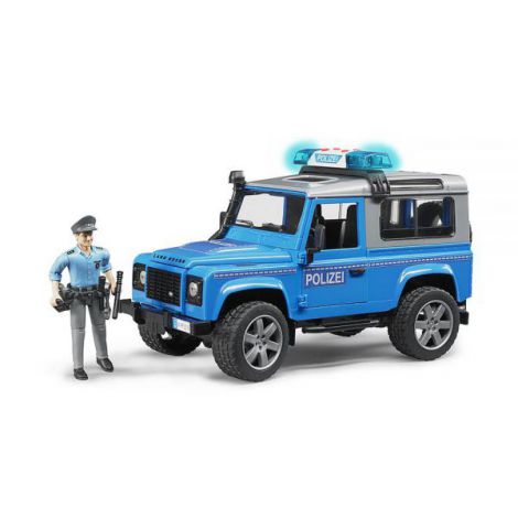 Bruder Masina Politie Land Rover cu Lumini - imagine 2