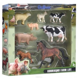 Set 8 Figurine Viața la Fermă Collecta