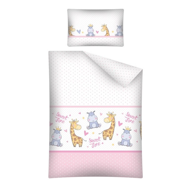 Lenjerie Patut 7 Piese Bebe Royal Girafa