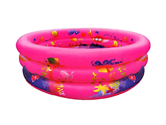 Piscină Gonflabilă Copii Roz, 110x38 cm, Malplay