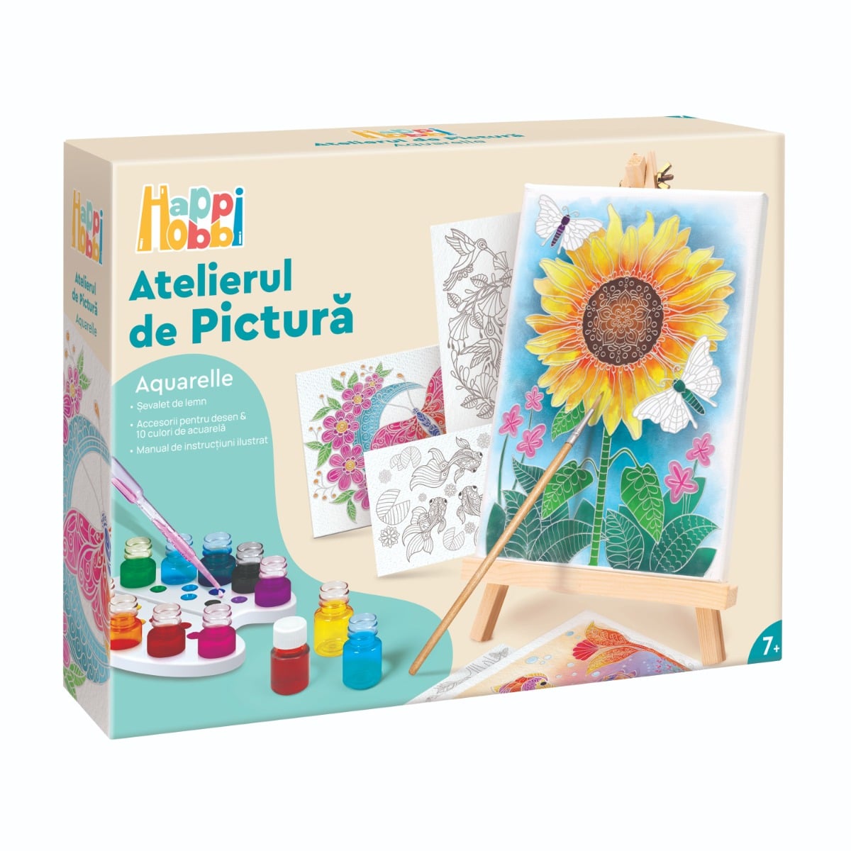 Set Acuarelă Happi Hobbi | Atelier de Pictură