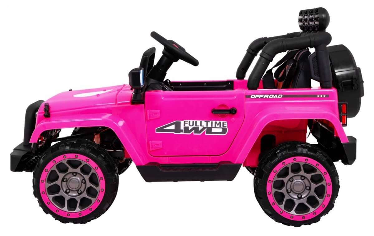 Mașinuță Electrică 4WD Roz pentru Copii | Autokids - imagine 4