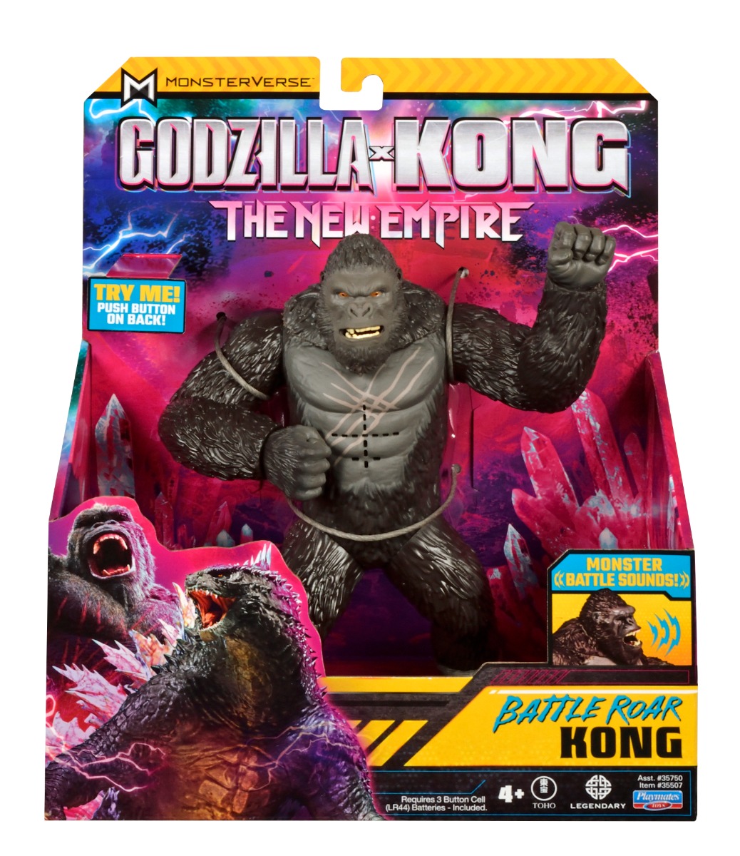 Figurina Articulata Monsterverse Kong, 18 cm, cu Sunete