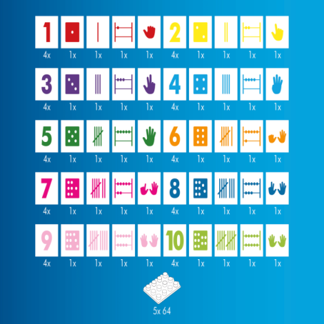 Hubelino Joc Numere 85 Piese - Educativ - imagine 2