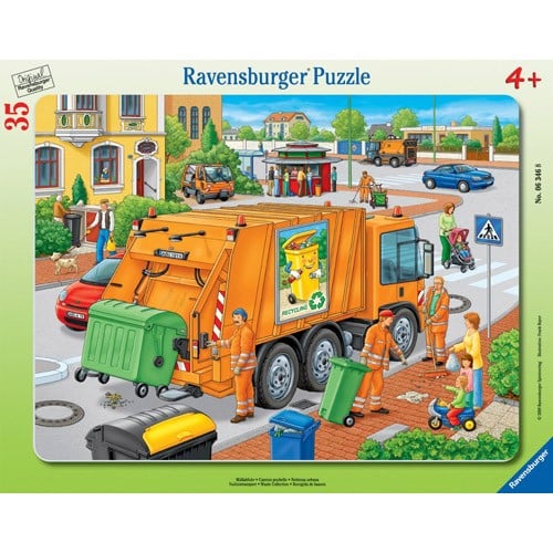 Puzzle Ravensburger Masina de Gunoi 35 piese