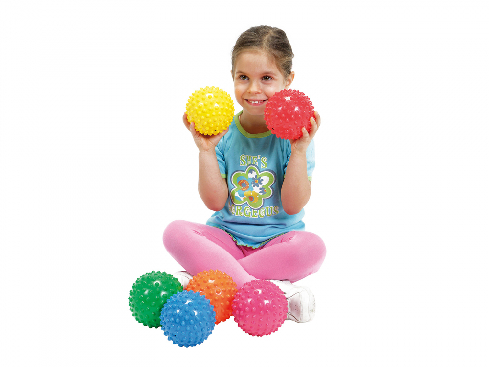 Set 6 Mingi Senzoriale Gymnic Arici - Dezvoltare Tactilă