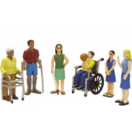 Set 6 Figurine Persoane Handicap Miniland