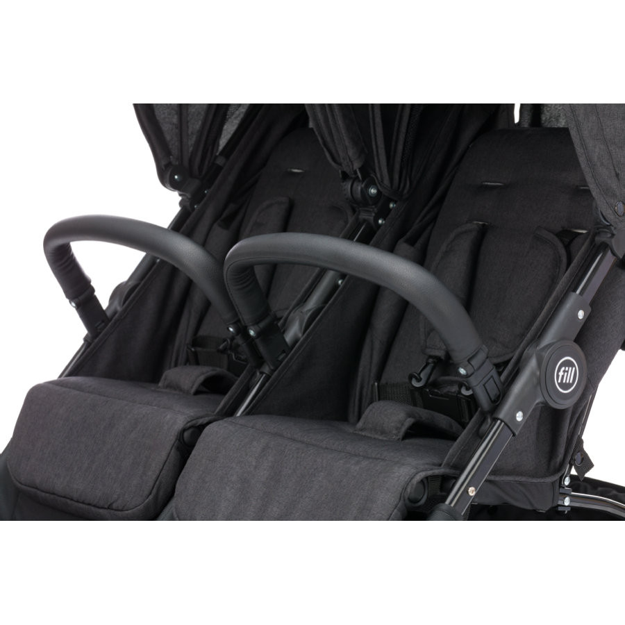 Carucior Gemeni Fillikid Duo Complet Black - imagine 2