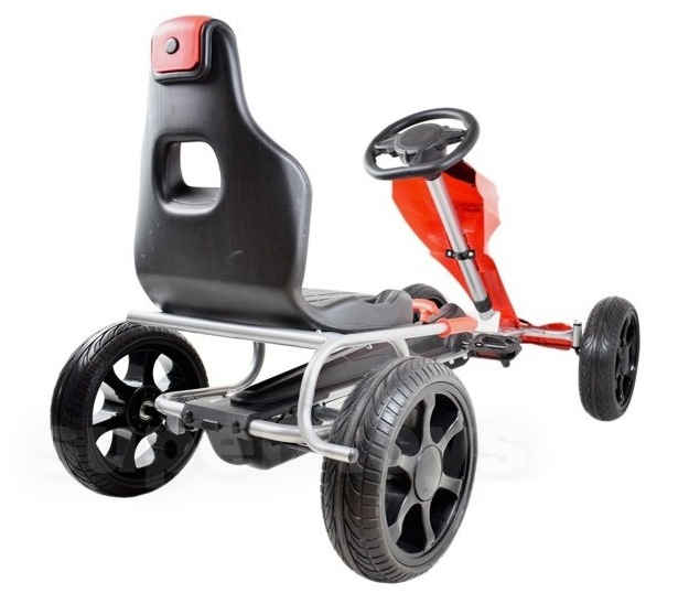 Nichiduta Go Kart Extreme Red, Roti EVA - imagine 2