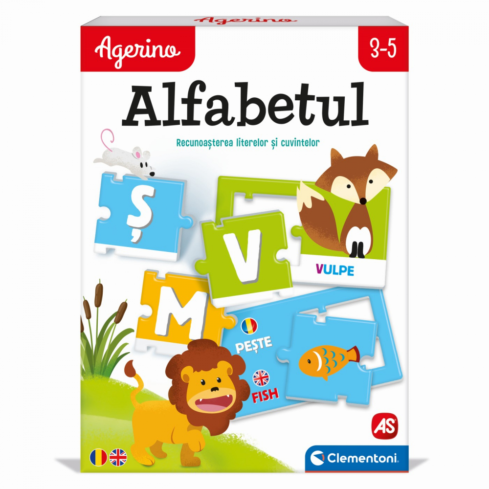 AGERINO Alfabetul Educativ Joc Litere 3 Ani+