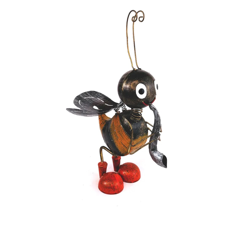 Albina cu Saxofon | Decor Metalică Grădină Divers - imagine 3
