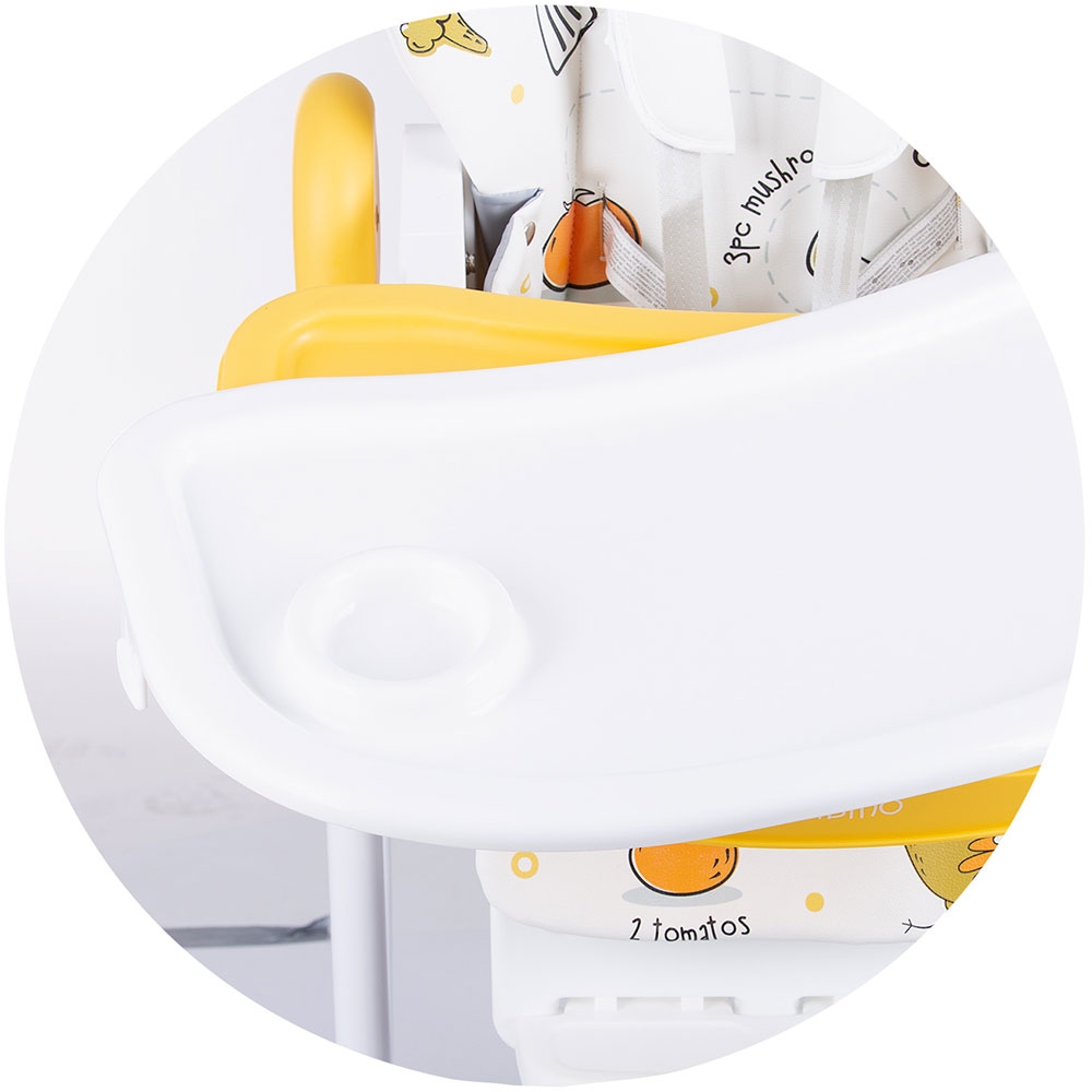 Scaun de masă Chipolino Bambino Mango, Piele Ecologică - imagine 6