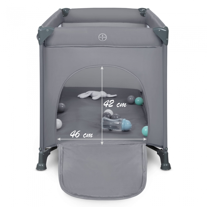 Patut Pliabil Kidwell Blissy Gray - Confort și Funcționalitate - imagine 3
