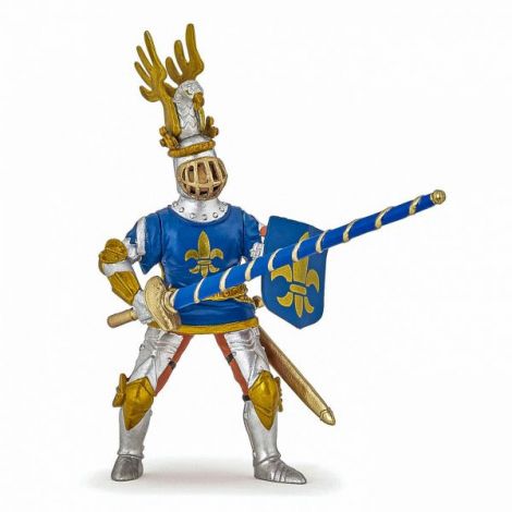 Papo Cavaler Crin Albastru - Jucărie Medievală - imagine 2