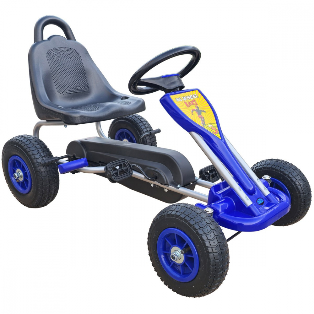 Kidscare Kart Pedale Albastru 3-6 Ani - imagine 5