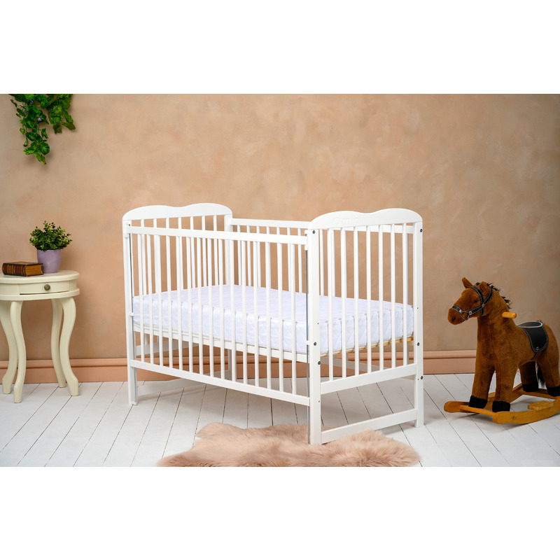 Patut Qmini Agata 120x60 cm, Pin, Alb - imagine 4