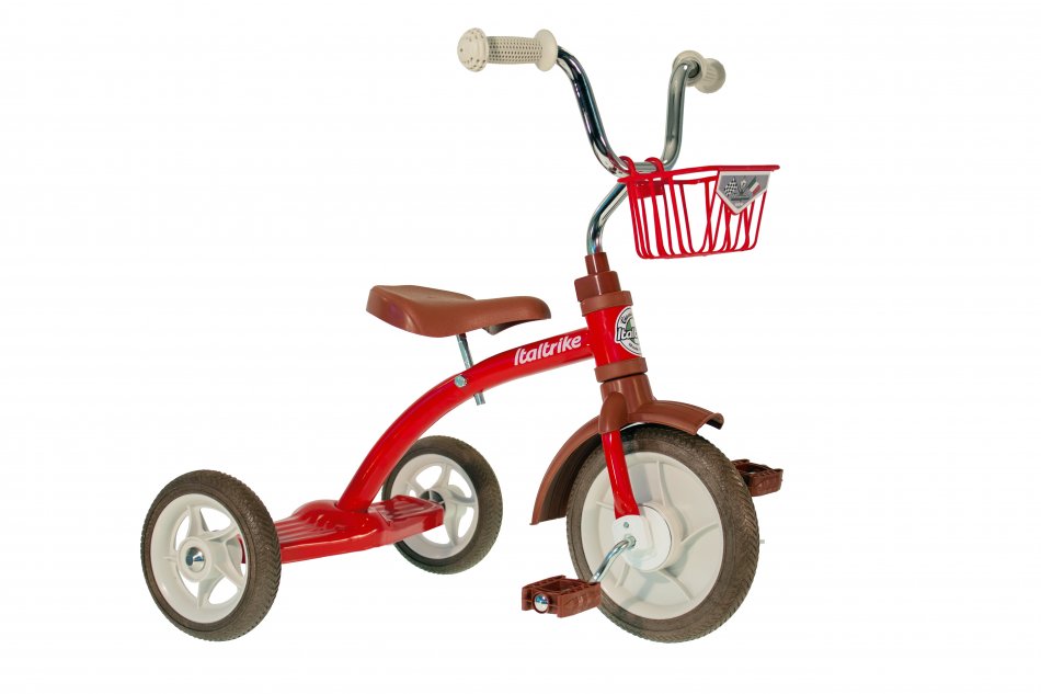 Tricicleta Italtrike Super Lucy Rosu, cu roti EVA - imagine 6