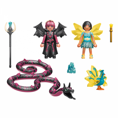 Playmobil Crystal Fairy & Bat Fairy 70803 - imagine 3