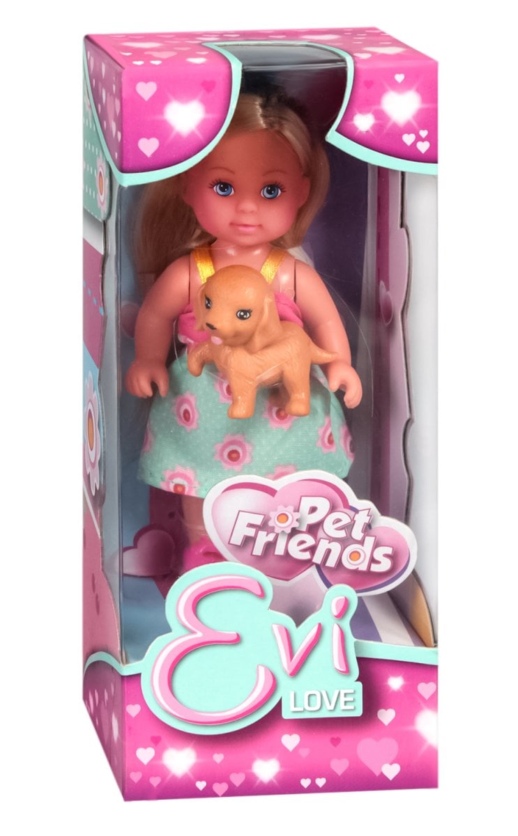 Papusa Evi Love cu Catel, 12 cm