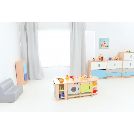 Bucătărie Qaudro Alb | Moje Bambino Modulară - imagine 9