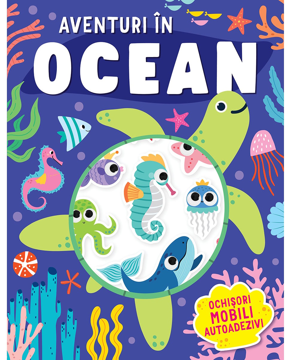 Aventuri în ocean - Carte cu stickere Kreativ
