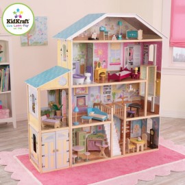 Casuta pentru Papusi Majestic Kidkraft, 4 Etaje - imagine 3
