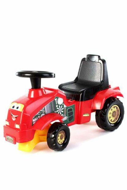 Tractor Dede Rosu pentru copii 12m+ | Jucărie educationala - imagine 2