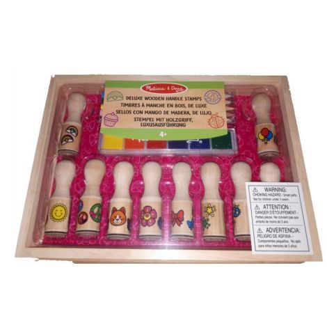 Set Stampile Melissa & Doug Happy Handle Deluxe | Creativitate - imagine 5