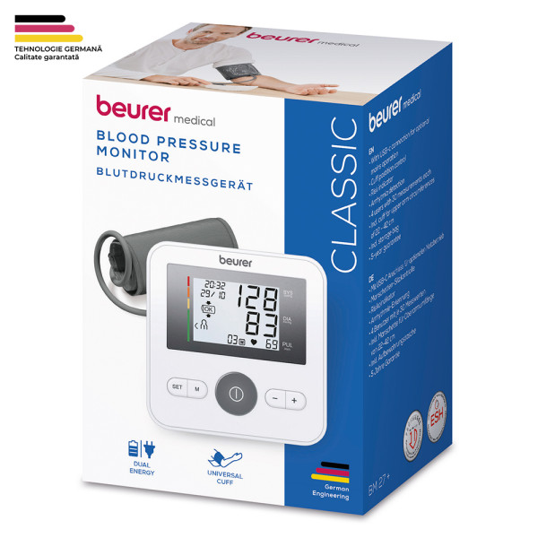 Tensiometru Brat Beurer BM 27+ | Măsurare Precisă
