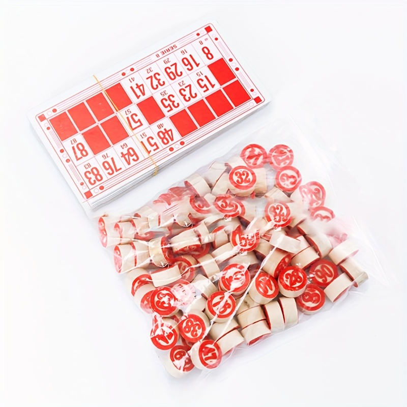 Joc Loto Lemn Amacs, 90 Piese, Educativ
