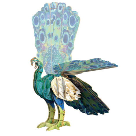 Puzzle 3D Mieredu Paun Deluxe Educativ ECO - imagine 3