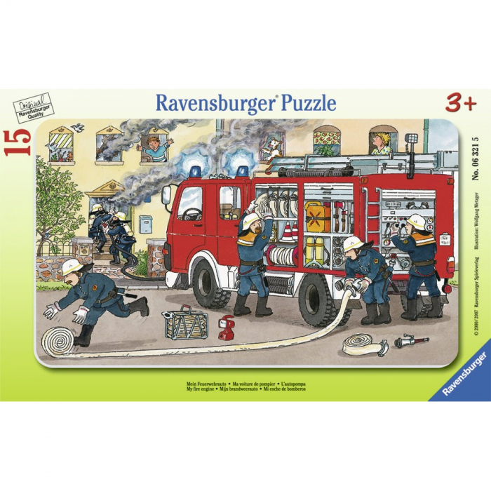 Puzzle Ravensburger Masina de Pompieri