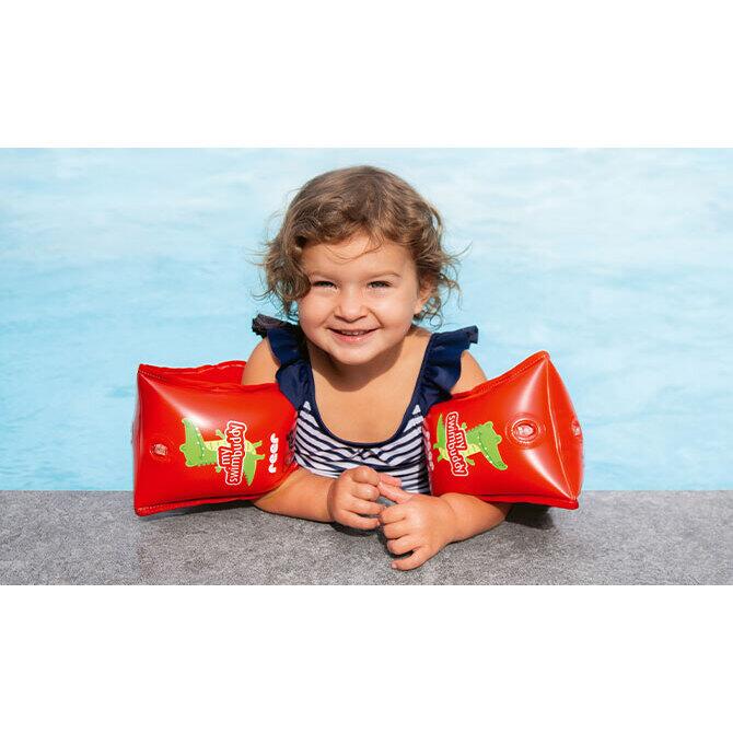 Aripioare Inot Reer MySwimBuddy, 1-6 Ani, Rosu - imagine 2