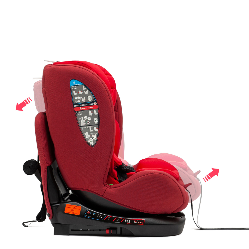 Juju Total 360 i-Size Rosu | Scaun Auto Rotativ 0-12 Ani - imagine 9