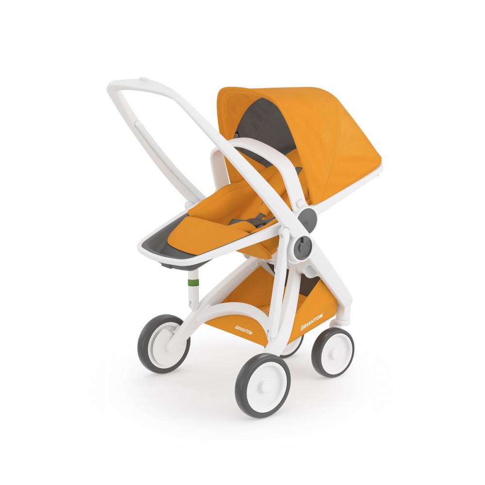Greentom 2 in 1 White Sunflower - Carucior Eco - imagine 2