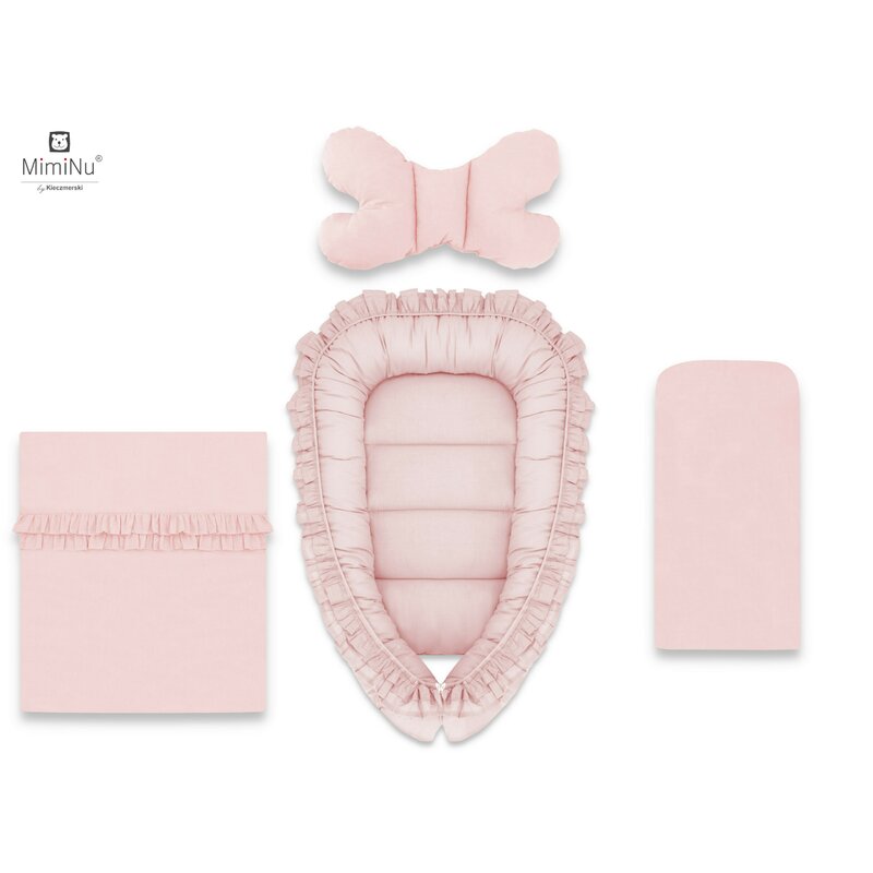 Set 4 in 1 Cosulet MimiNu Baby Cocoon Royal Powder Pink