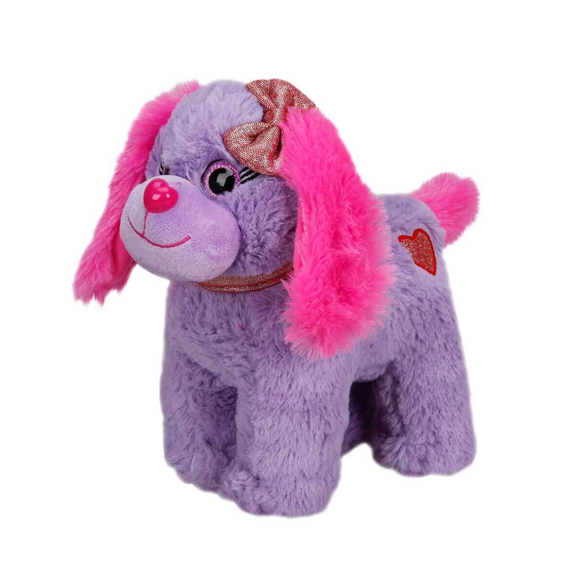 Cățeluș Puffy Friends Mov 25 cm Plus Moale