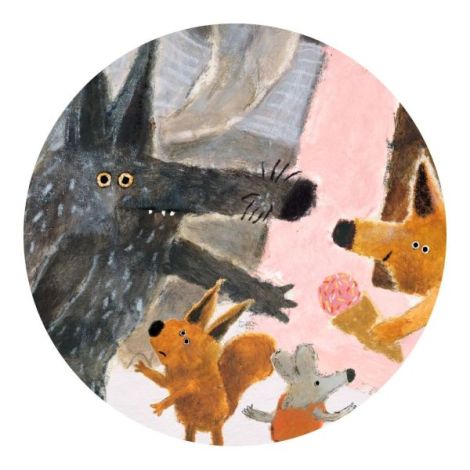Puzzle Djeco Fiesta Animalelor 100 Piese - imagine 3