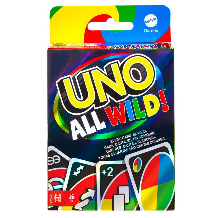 Carti de Joc UNO All Wild - Actiune Rapida 112 Carti