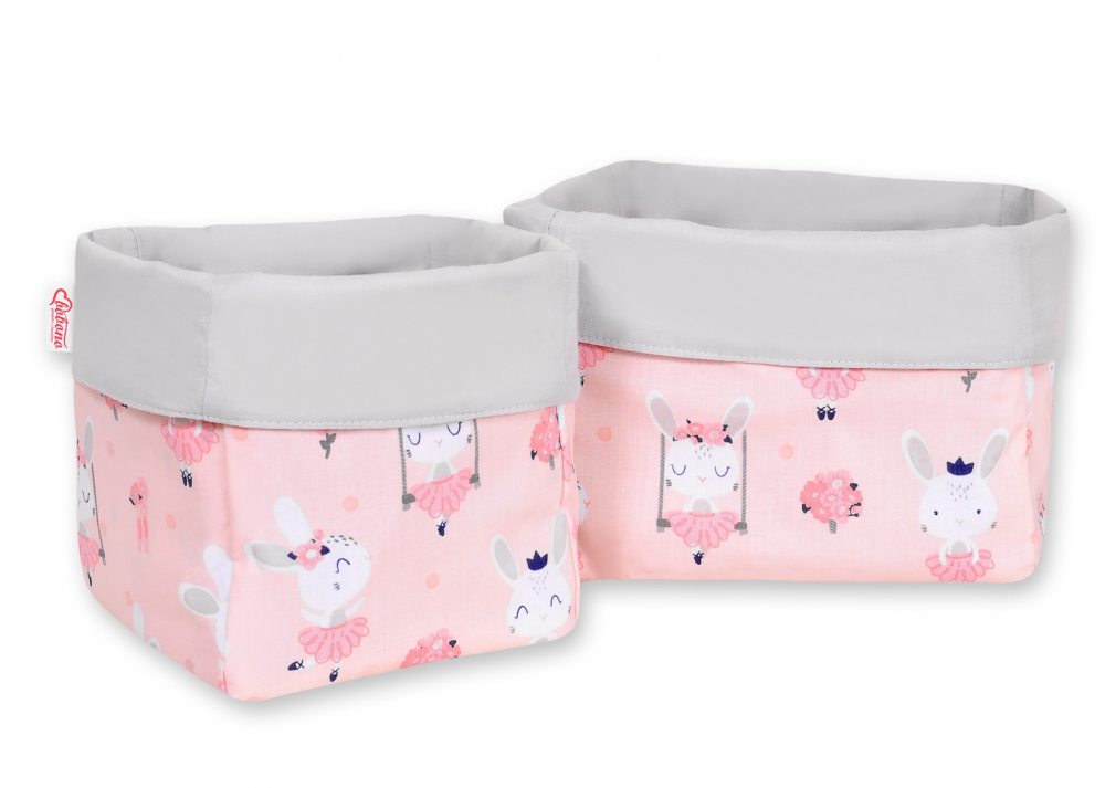 Set 2 Cosuri Depozitare Bobono Ballerinas Pink - imagine 2