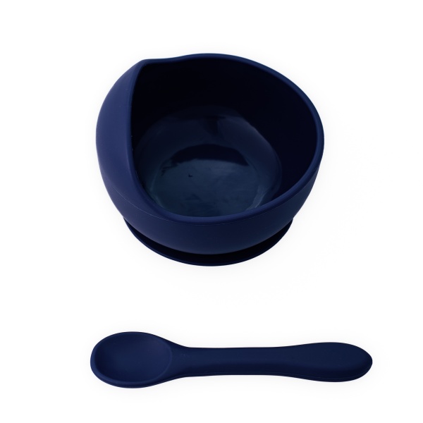 Set Masa Bebelusi Oaki Bleumarin, cu Ventuza - imagine 5