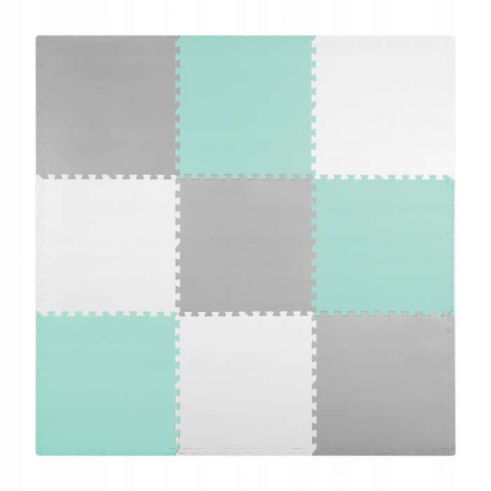 Covoras Joaca Ricokids 180x180 cm TurcoazGri - imagine 6