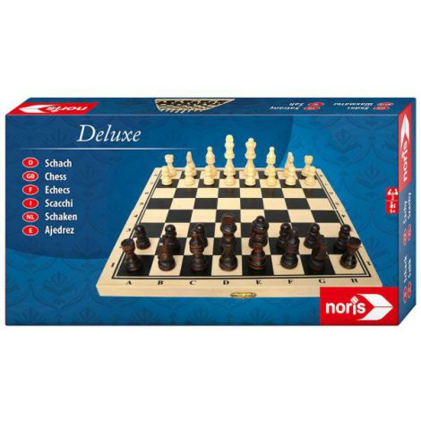Noris Șah Lemn Deluxe - Joc Strategic Clasic - imagine 2